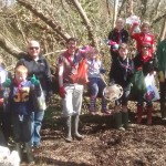 Village Tidy - April 2016 - Scouts clearing the stream side